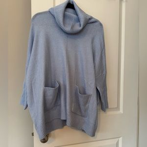 NWT Loft powder blue Poncho